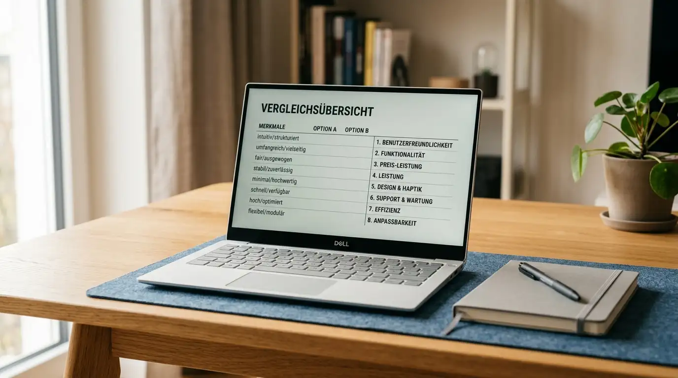 Laptop mit Vergleichsübersicht deutscher Casinos ohne Bonitätsprüfung auf dem Bildschirm