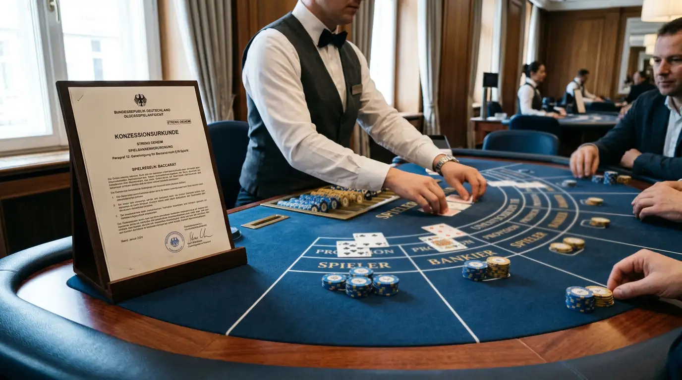 Bild von der Annahme von Casino-Wetten