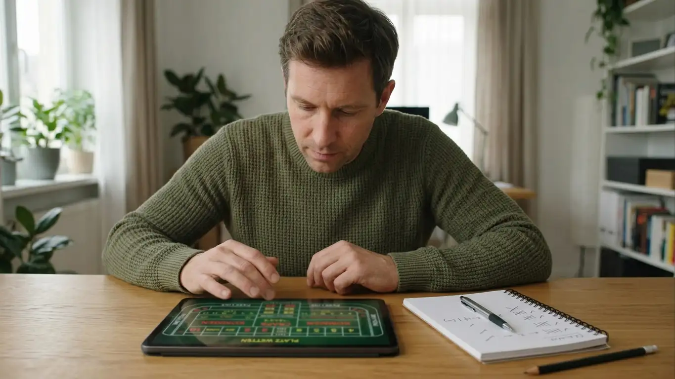 Übungstisch für kostenloses Craps-Training ohne Einsatz