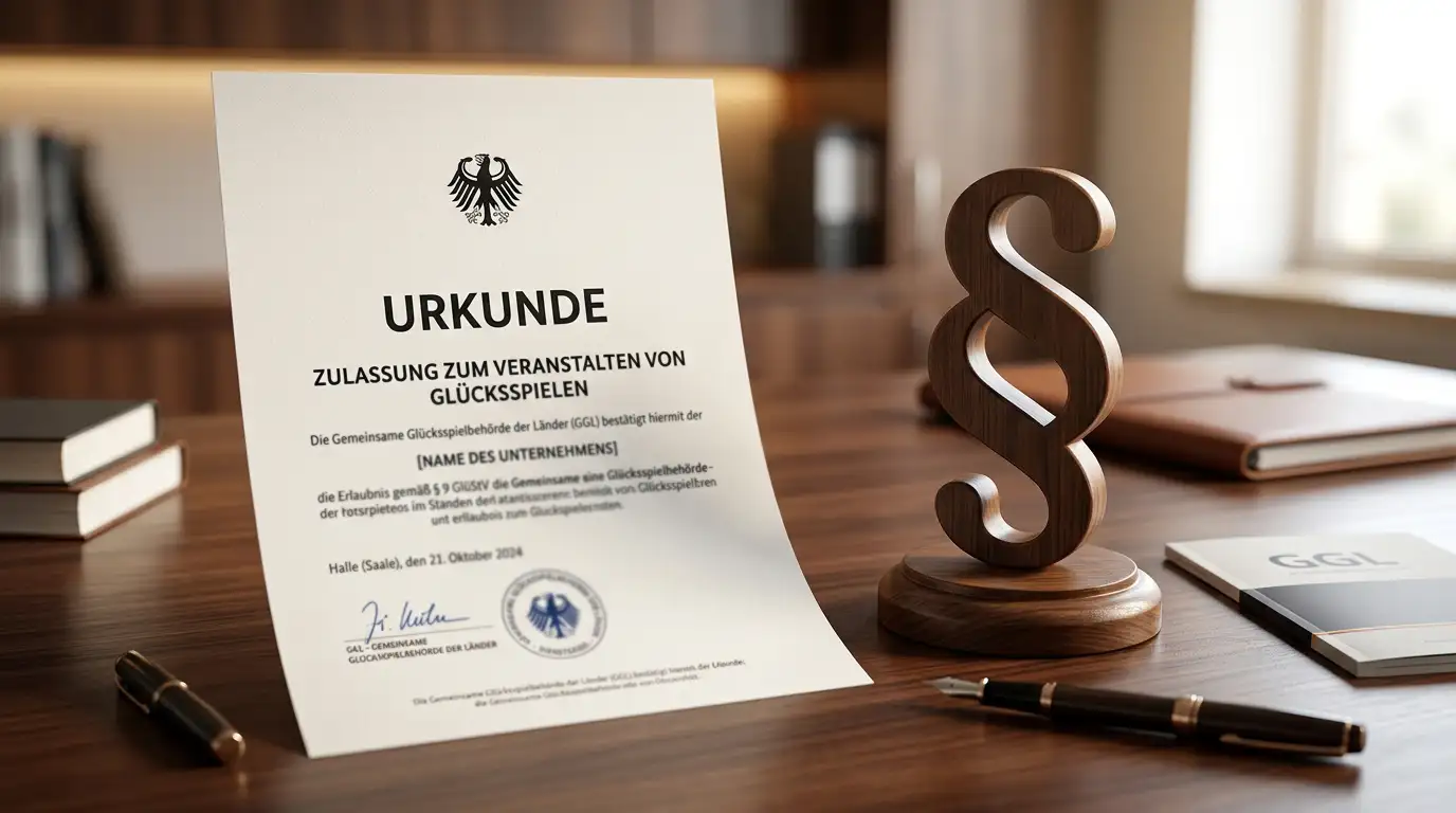Dokument mit GGL-Logo und Paragrafenzeichen