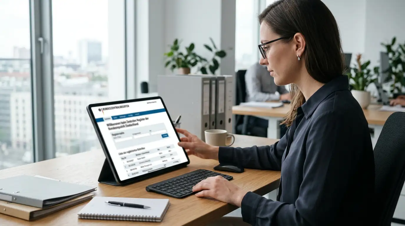 Offizielle GGL-Whitelist auf einem Tablet-Bildschirm mit Suchfunktion