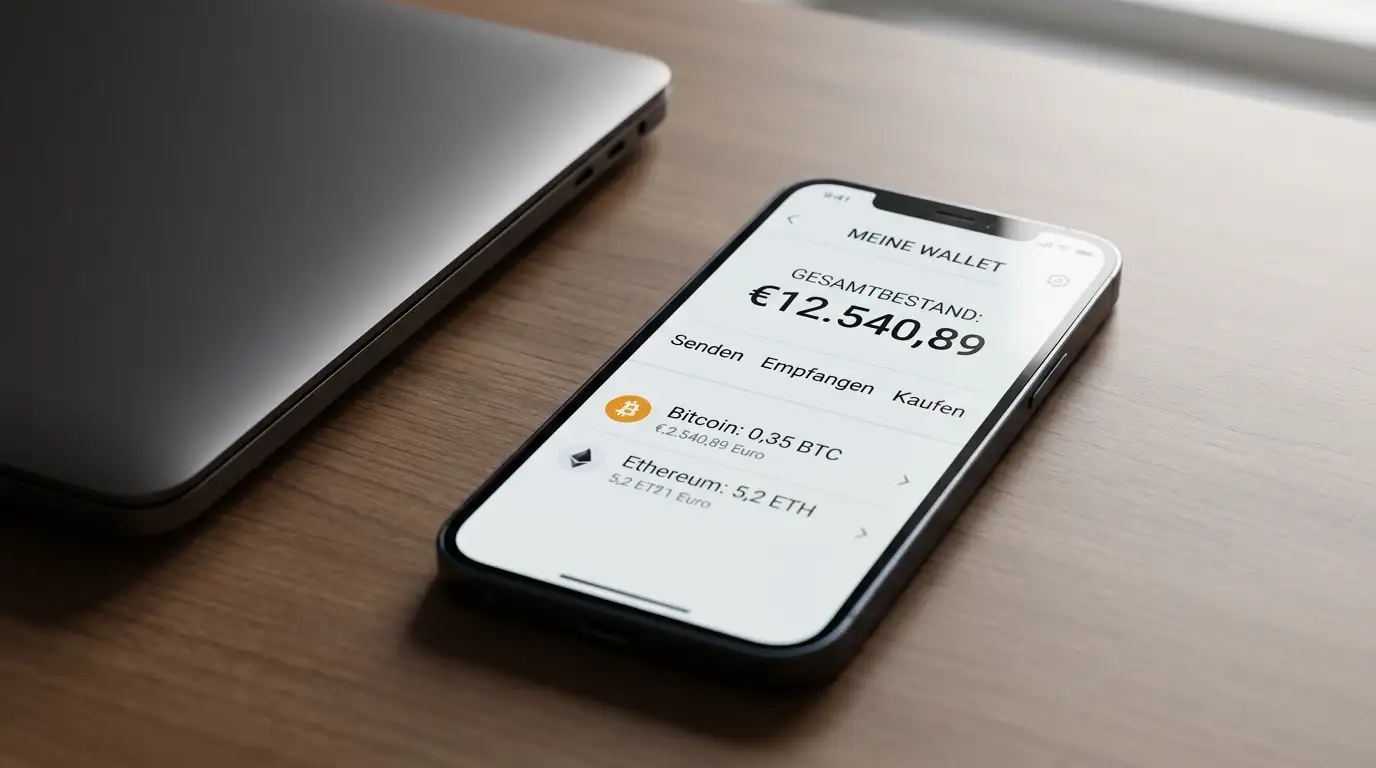 Krypto-Wallet für eine Auszahlung aus dem Online-Casino