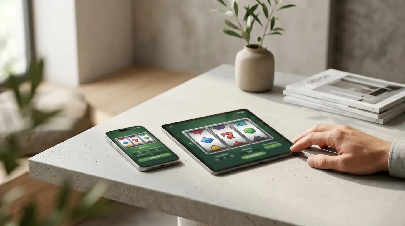 Mobile Spielautomaten auf Smartphone und Tablet im Browser
